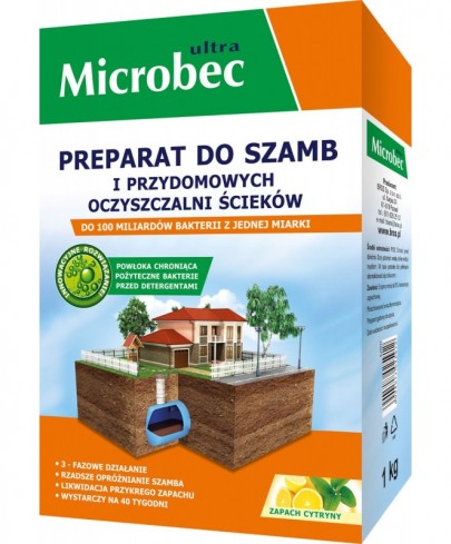 Bros Mikrobac 1kg - preparat do szamb + WC w żelu