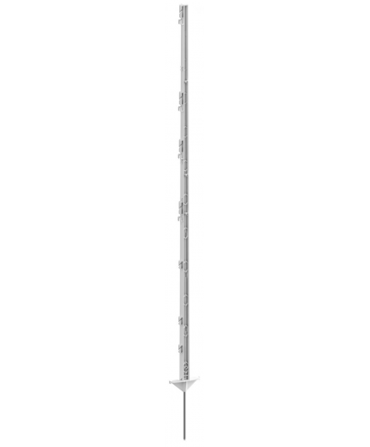 Palik ogrodzeniowy z polipropylenu PROFI, 156 cm, biały, podw. stopka, Kerbl