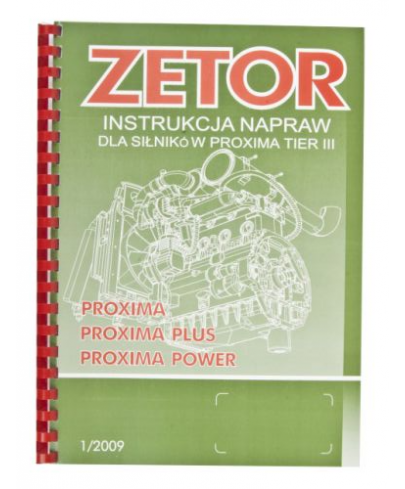 Instrukcja naprawcza do silnika Zetor Proxima Tier III