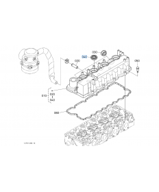 Uszczelniacz pokrywy głowicy kubota 1J77053590 1J770-53590