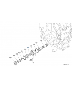 Tulejka wału napędowego przód Kubota 
3375041170 33750-41170