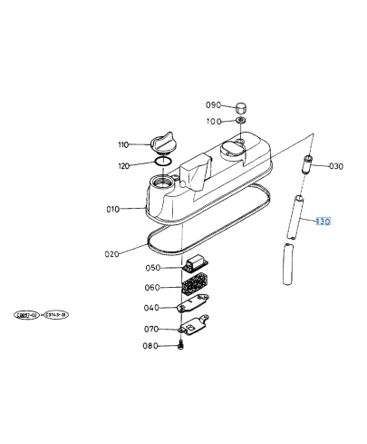 Rurka odmy Kubota   

1624105510 16241-05510