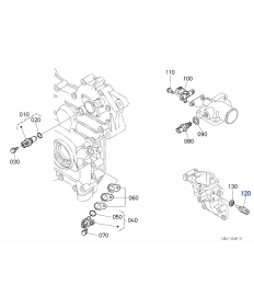 Czujnik temperatury wody termostat Kubota
5H60141940 5H601-41940