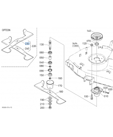 Nóż ostrze wysoko podnoszone GZD15 prawe kosiarki Kubota
K524371930 K5243-71930