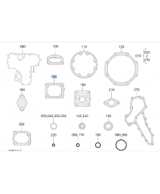 Uszczelka nowy typ wlewu oleju Kubota 
1A02151663 1A021-51663