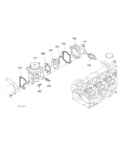 Uszczelka zaworu EGR układu wydechowego Kubota 

1G77713730 1G777-13730