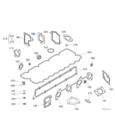 Uszczelka zaworu EGR układu wydechowego Kubota 

1G77713730 1G777-13730