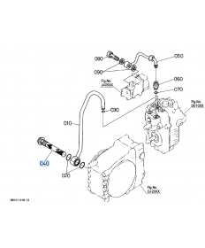 Filtr olejowy okładu hydraulicznego Kubota
66021-36390  6602136390