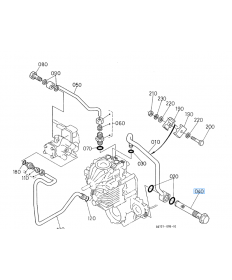 Filtr olejowy okładu hydraulicznego Kubota
66021-36390  6602136390