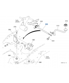 Zabezpieczenie pedału hamulca postojowego Kubota
K207345592, K2073-45592 seri g23 oraz g26